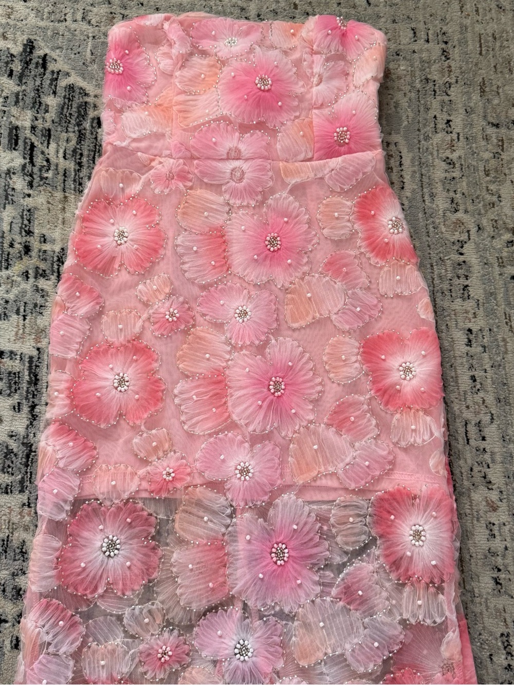 New Showpo Lima Maxi dress 4 pink embellished - Picture 3 of 5